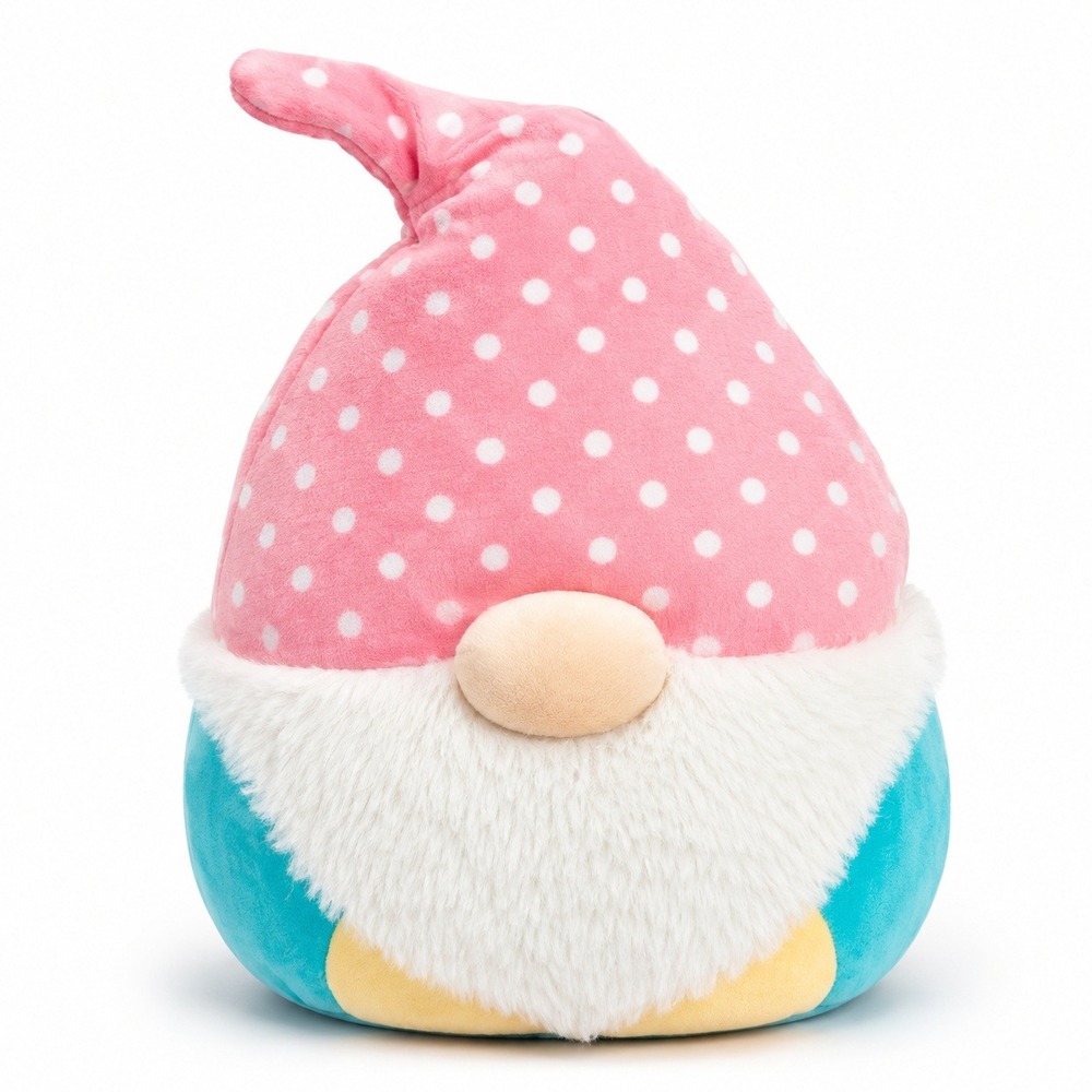 Squishmallow Poppy Gnome Plush 8" Easter '21 Pink Blue Collectible No Tag Easter